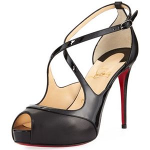 Christian Louboutin  Mirabella Strappy 100mm Red Sole Pumps